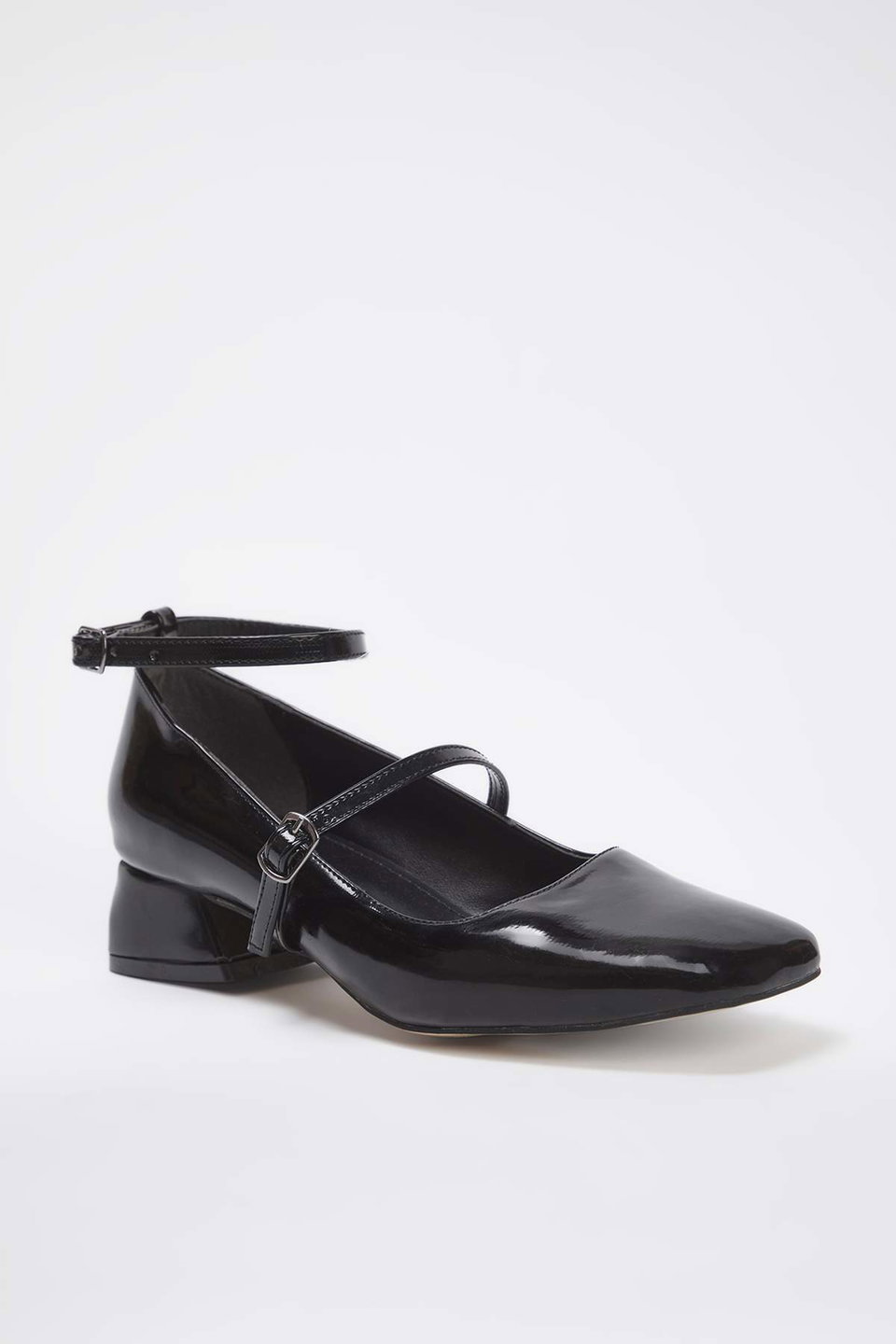 Teen Mary Jane Ankle Strap Square Toe Women's High Heels TAKAW26TO00003