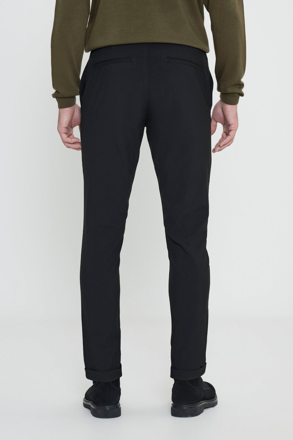 Slim Fit Tied Waist Jogger Pants with Side Pockets