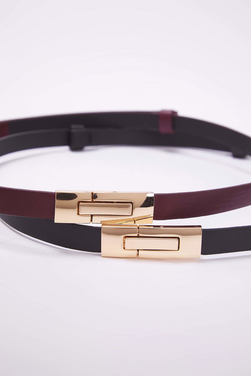 2-Pack Leather Look Belt TWOAW26KE00003