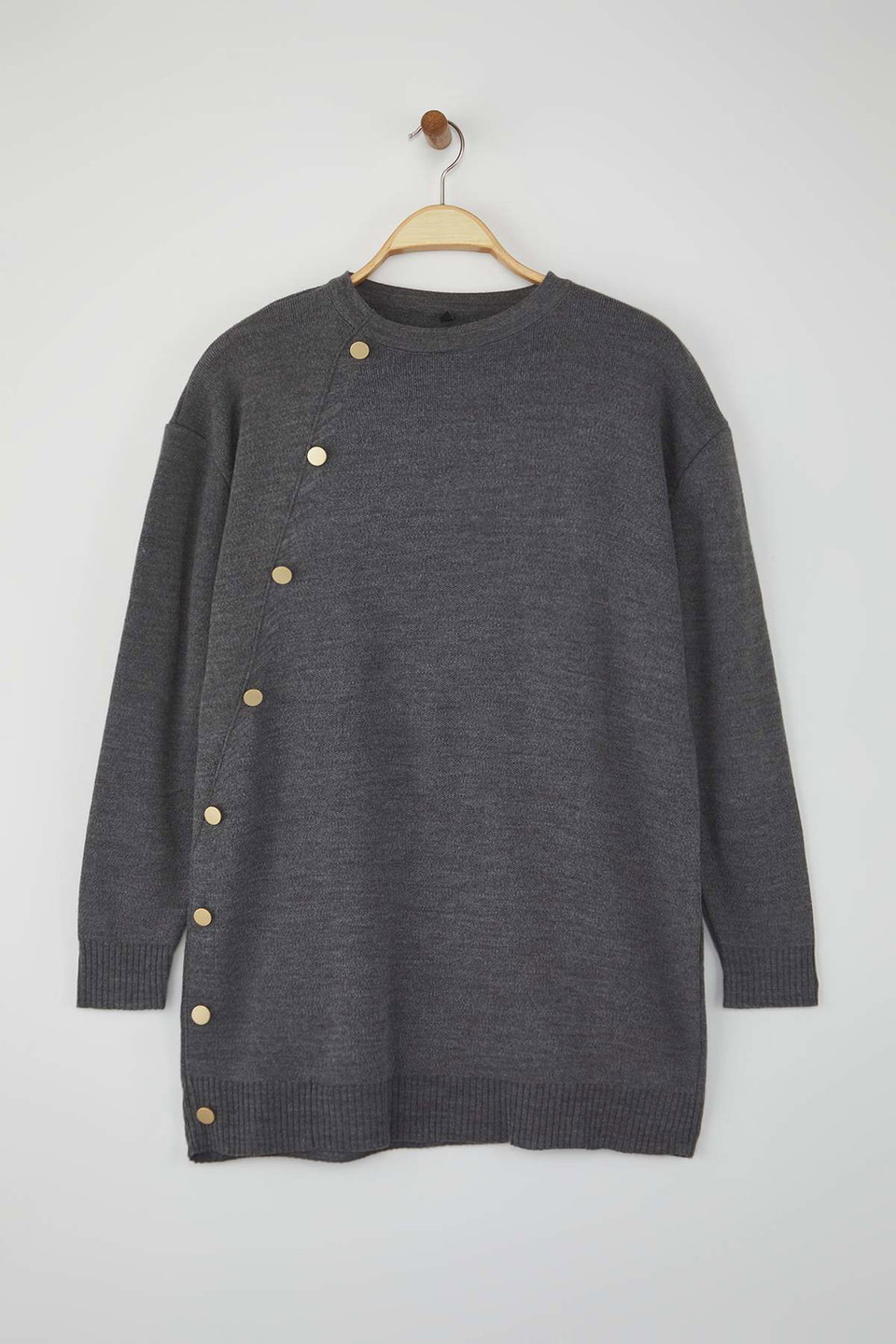 button detailed knitwear sweater tctaw26ak00013