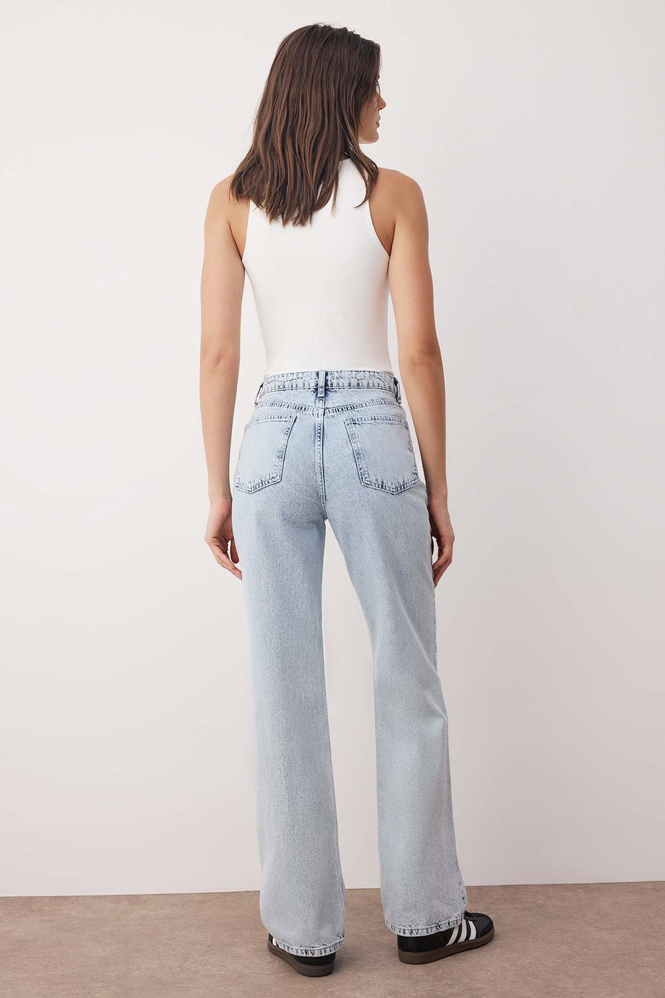 High Waist Wide Leg Jeans Twoss22Je0242