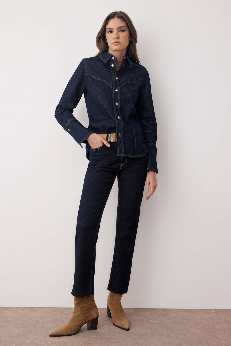 High Waist Comfort Stretch NEW Mom Jeans TWOAW26JE00026
