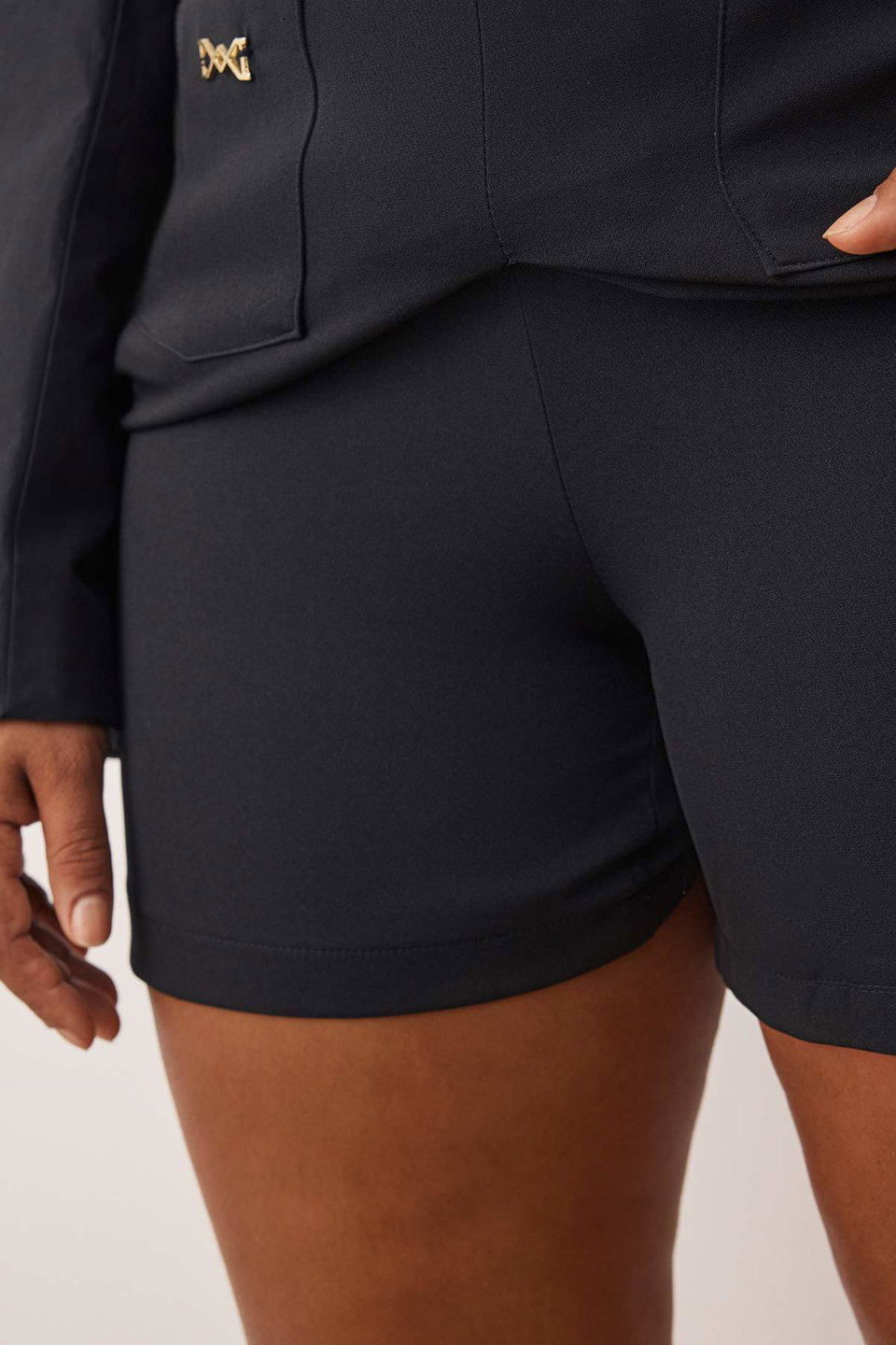Pocket Accessory Detailed Mini Woven Plus Size Skirt TBBAW26AP00002