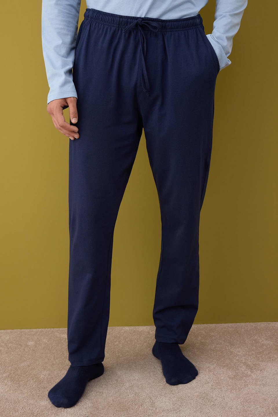 Regular Fit 100% Cotton Knitted Pajama Set TMNAW26PT00005