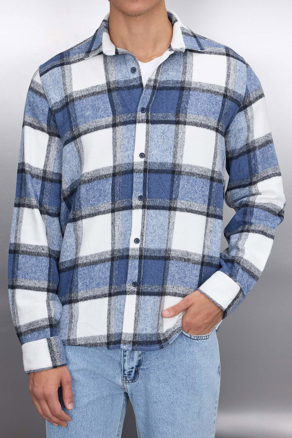 Regular Fit Winter Lumberjack Checkered Shirt TMNAW21GO0730