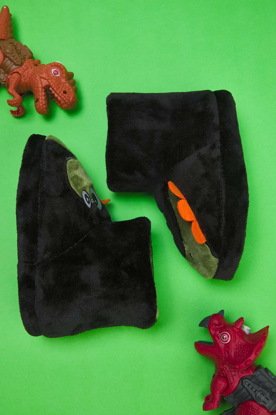 Dinosaur Themed Boys Kids Home Slippers TAKAW26ER00014