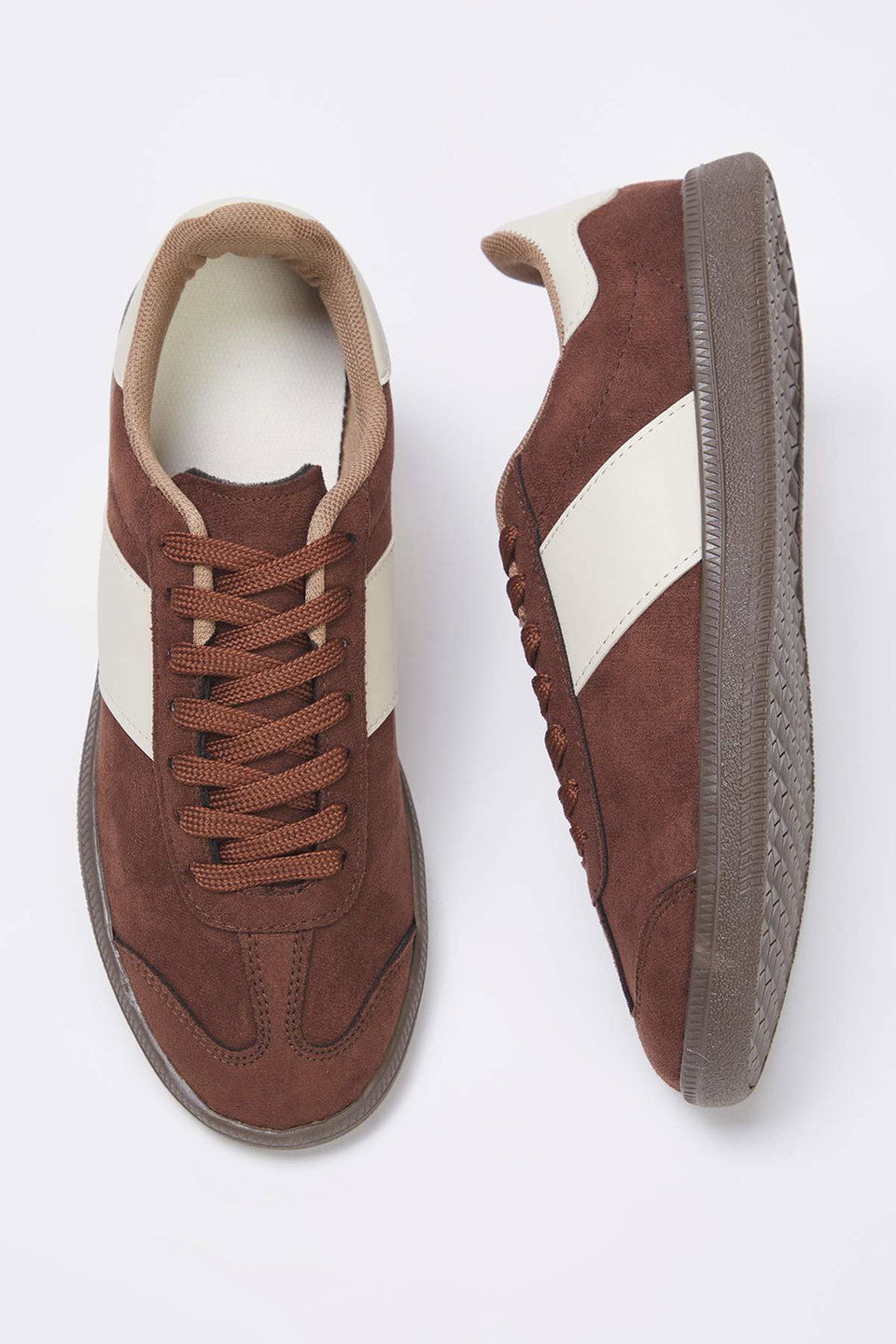 Suede Retro Lace-Up Men's Sneakers TAKAW26SN00024