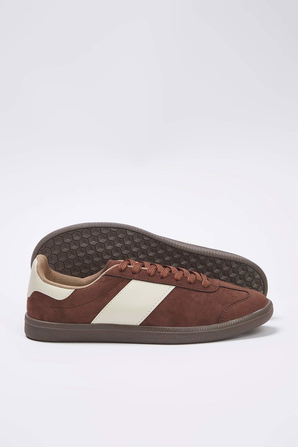 Suede Retro Lace-Up Men's Sneakers TAKAW26SN00024