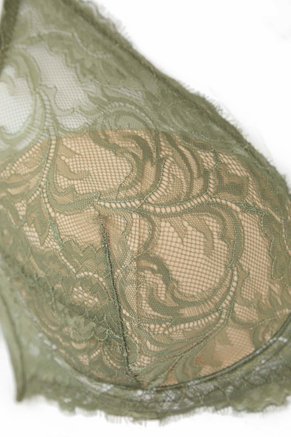 Lace Fixed Sponge Covered T-Shirt Bra Plus Size Bra Tbbaw26Cw00000