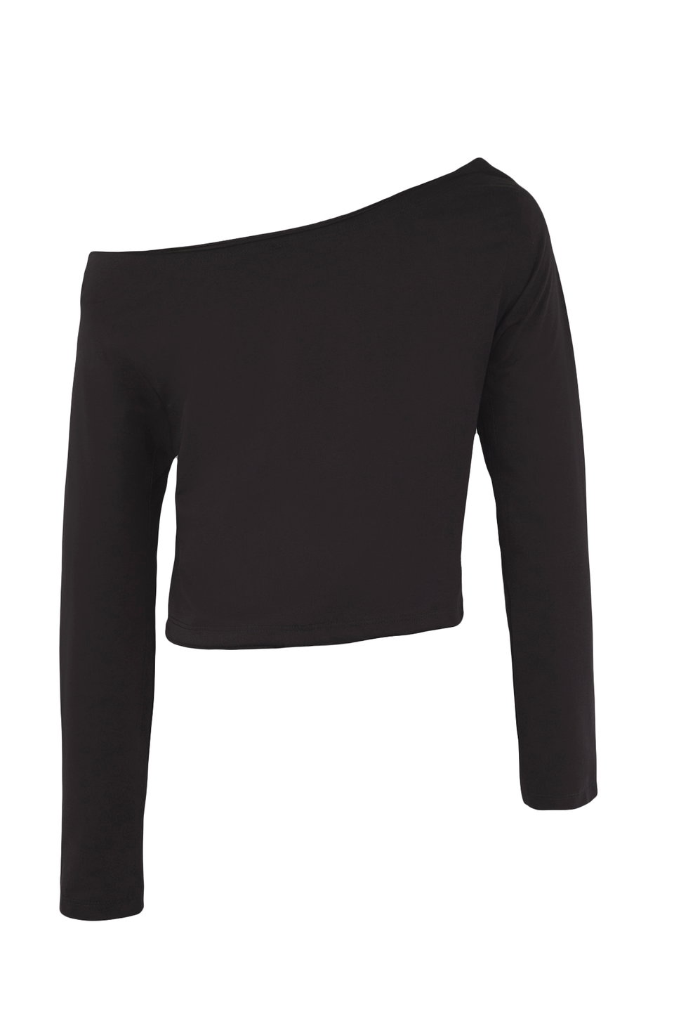 100% Cotton Asymmetrical Boat Neck Relaxed/Comfortable Cut Knitted T-Shirt TWOAW26TS00016