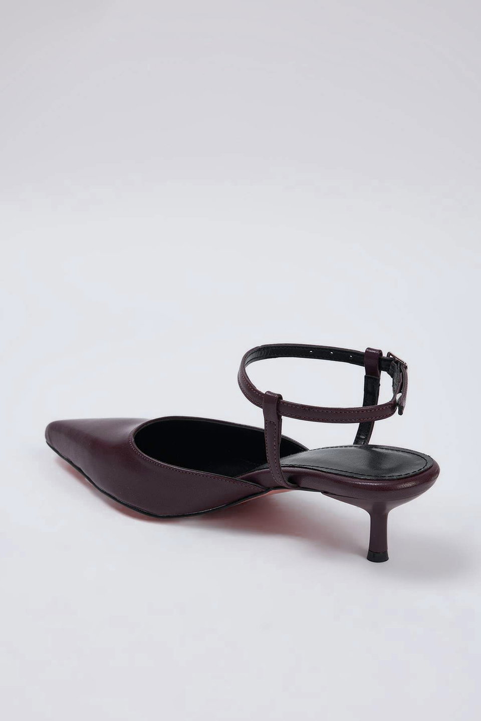 Ankle Strap Pointed Toe Women's Kitten Heeled Shoes TAKAW26TO00008