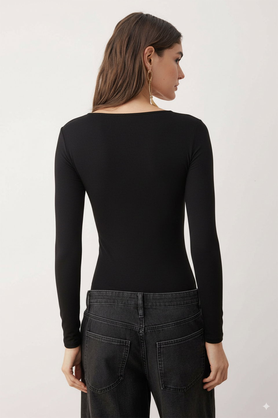 Tied Asymmetric Collar Knitted Bodysuit TPRAW26BD00023
