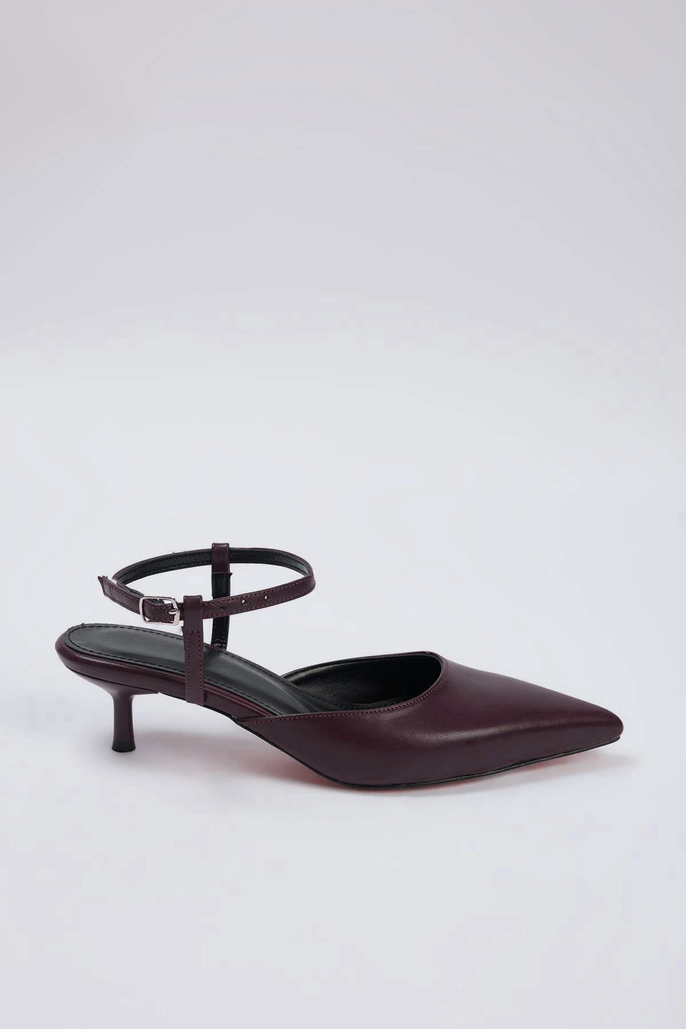 Ankle Strap Pointed Toe Women's Kitten Heeled Shoes TAKAW26TO00008