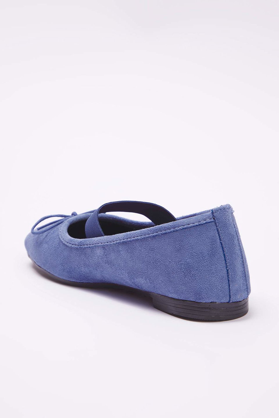 Suede Bow Square Toe Mary Jane Women's Ballet Flats Takss25Be00038