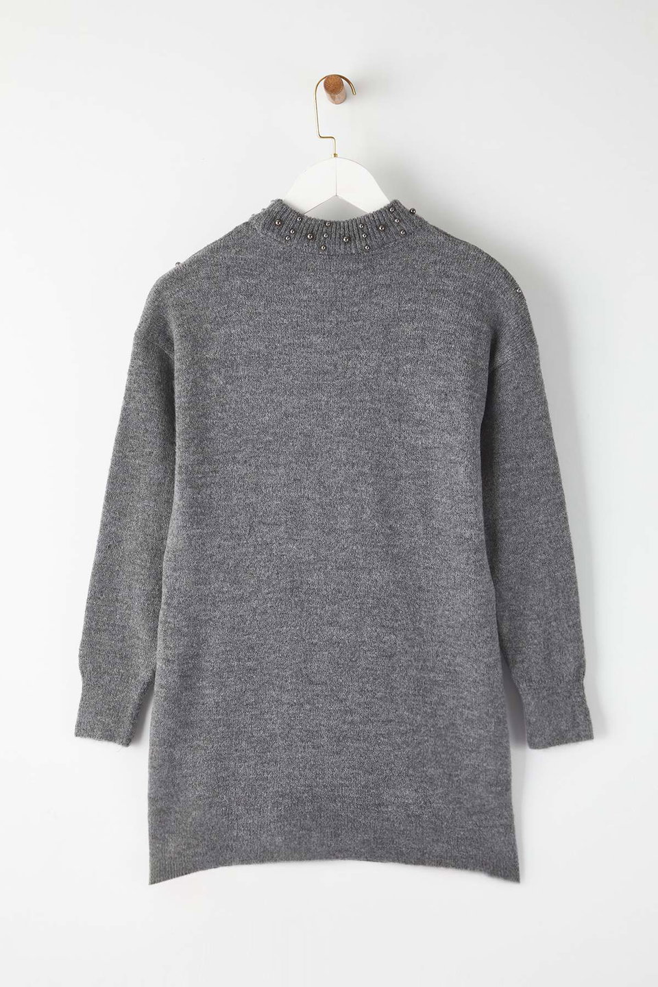 Metal Pearl Detailed Knitwear Sweater TCTAW26AK00006