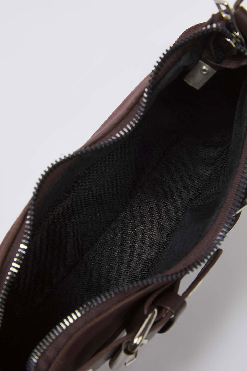 Eyelet Belt Buckle Detailed Women's Baguette Medium Shoulder Bag TAKSS25OC00069