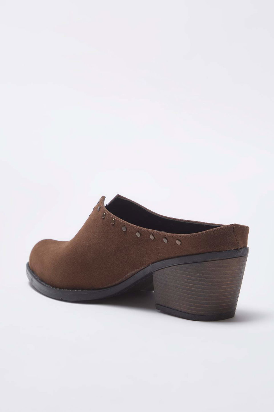 Trocque Suede Nubuck Sabo Classic Heeled Shoes TAKAW26TO00016