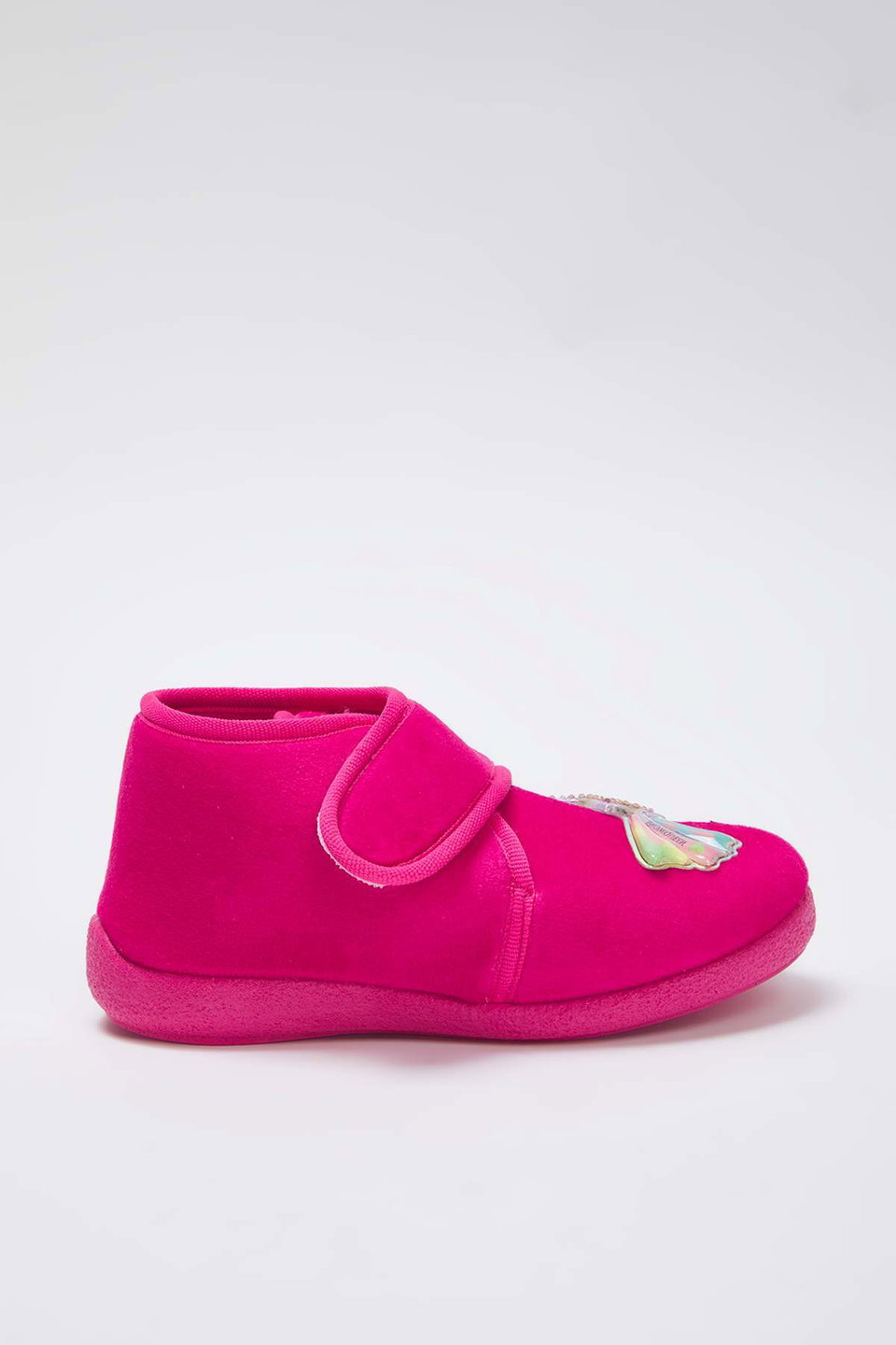 Fuchsia Patch Detailed Little Girl Kids Panduf TAKAW26ER00018