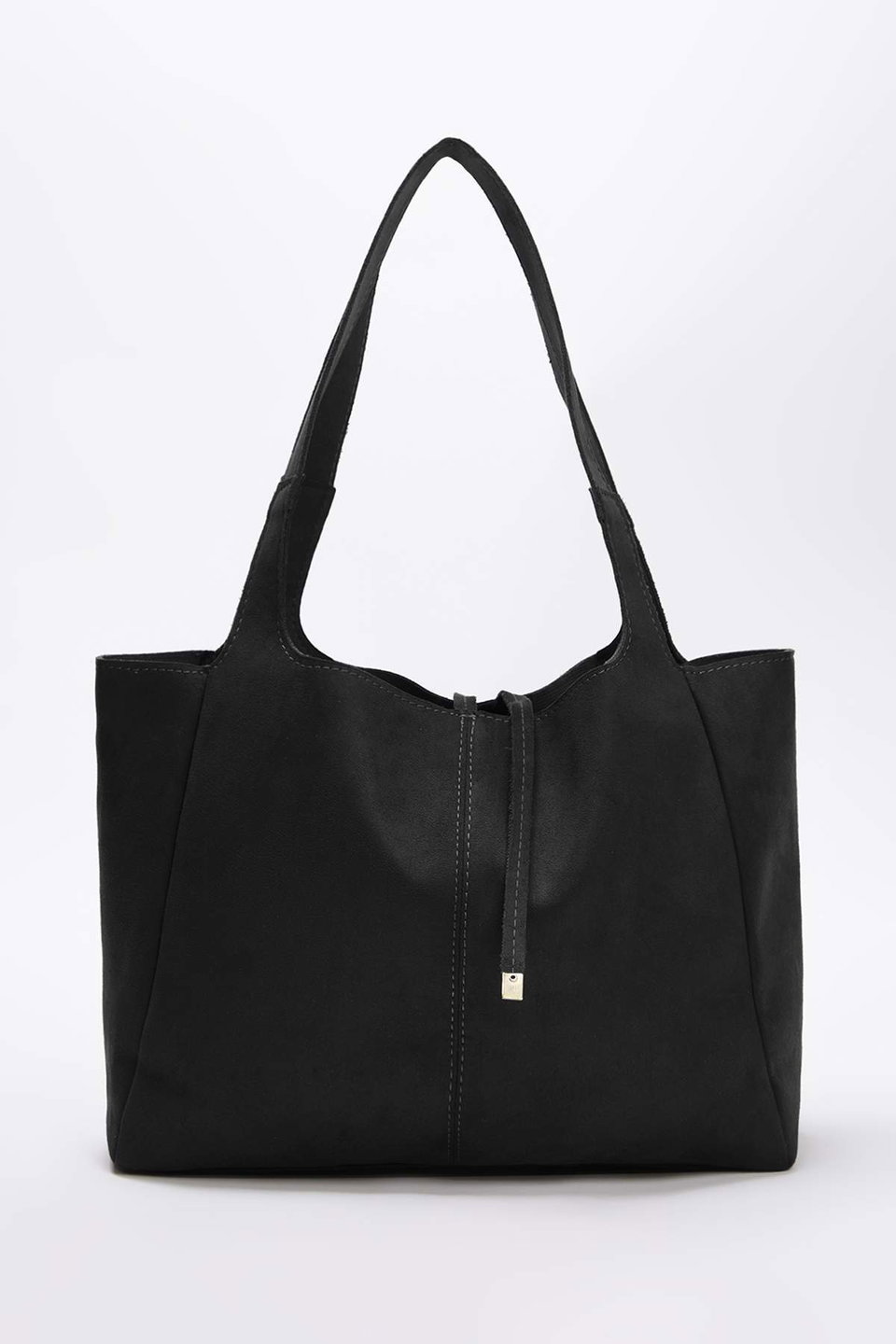 Suede Tie Detailed Midi Women's Tote Shoulder Bag TAKAW26OC00025