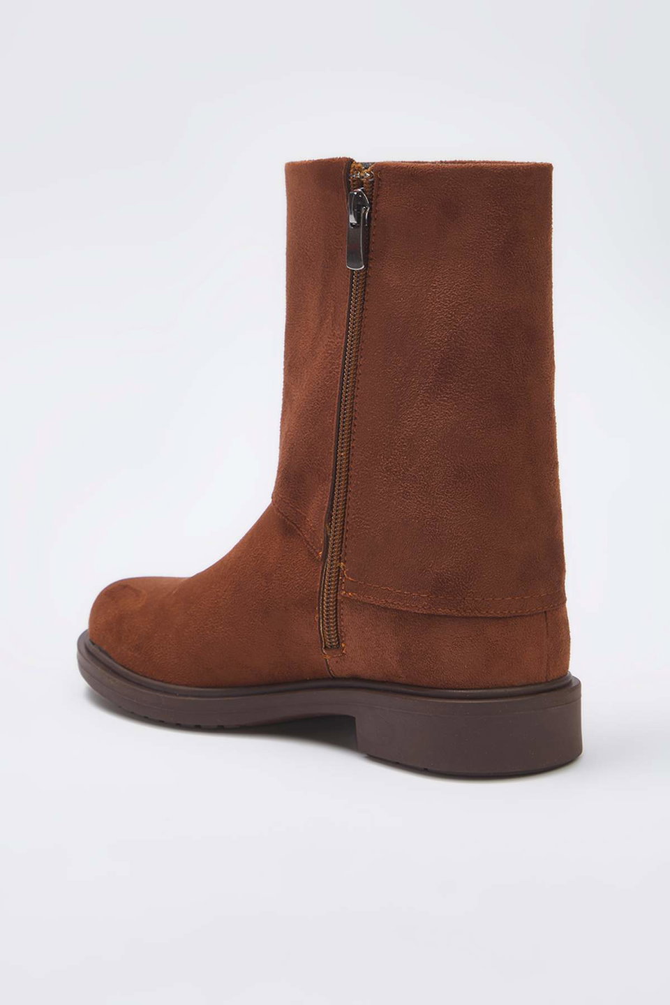 Buckle Detailed Suede Women's Boots TAKAW26BO00071