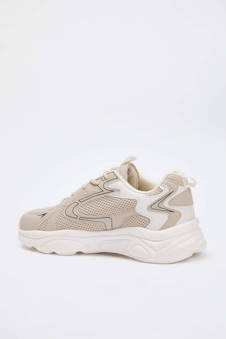 Lace-Up Mesh Detailed Men's Sneakers TAKAW26SN00020
