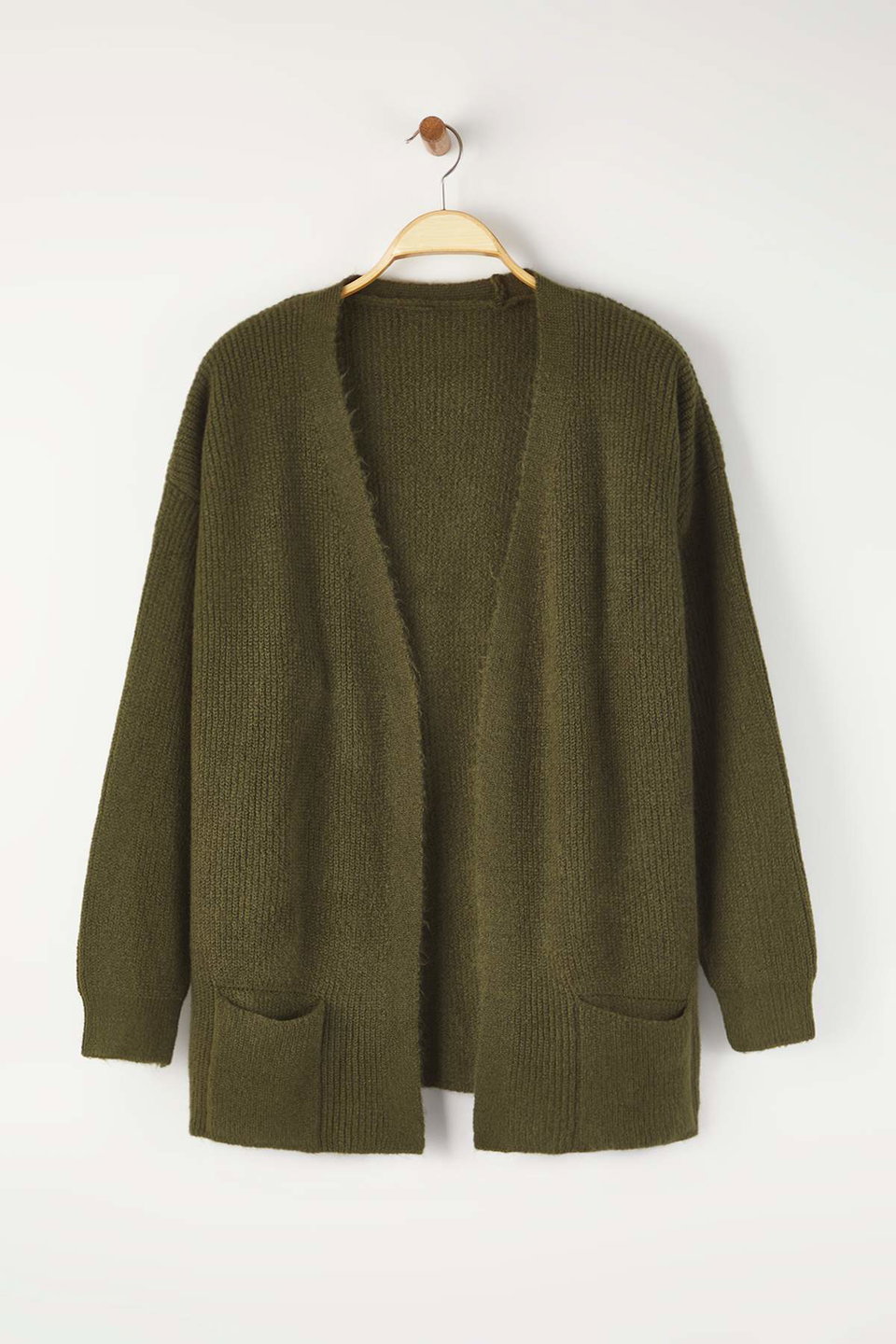 Soft Textured Pocket Detailed Knitwear Cardigan TBBAW26AV00027