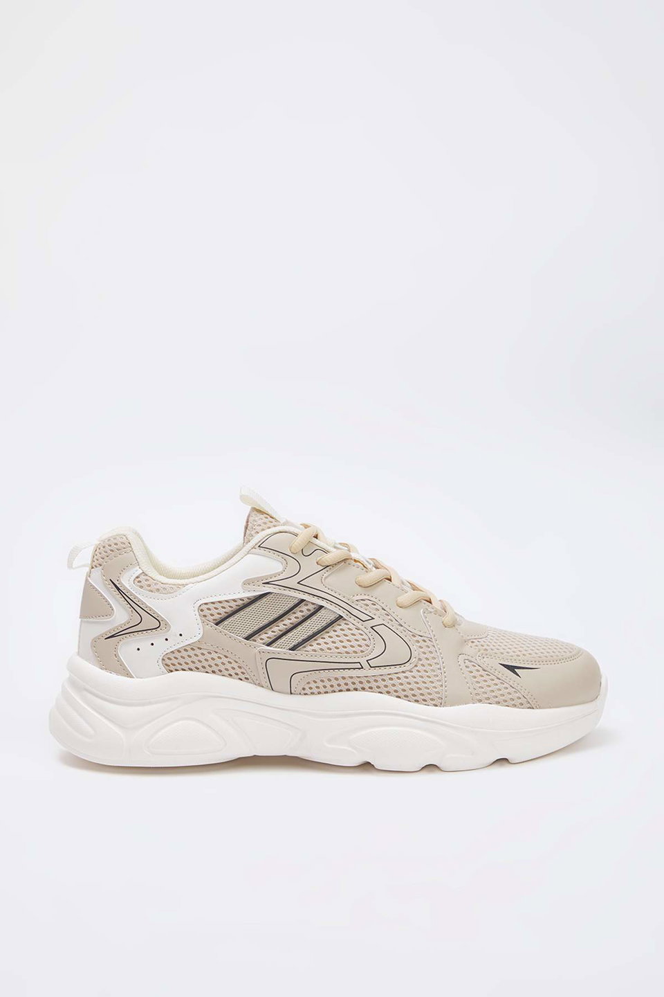 Lace-Up Mesh Detailed Men's Sneakers TAKAW26SN00020