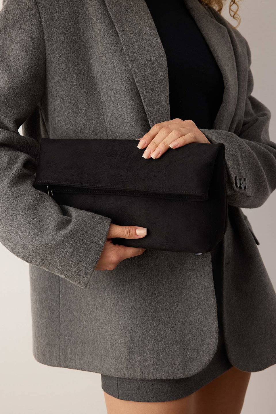 Suede Women's Clutch Bag TAKAW26PY00008