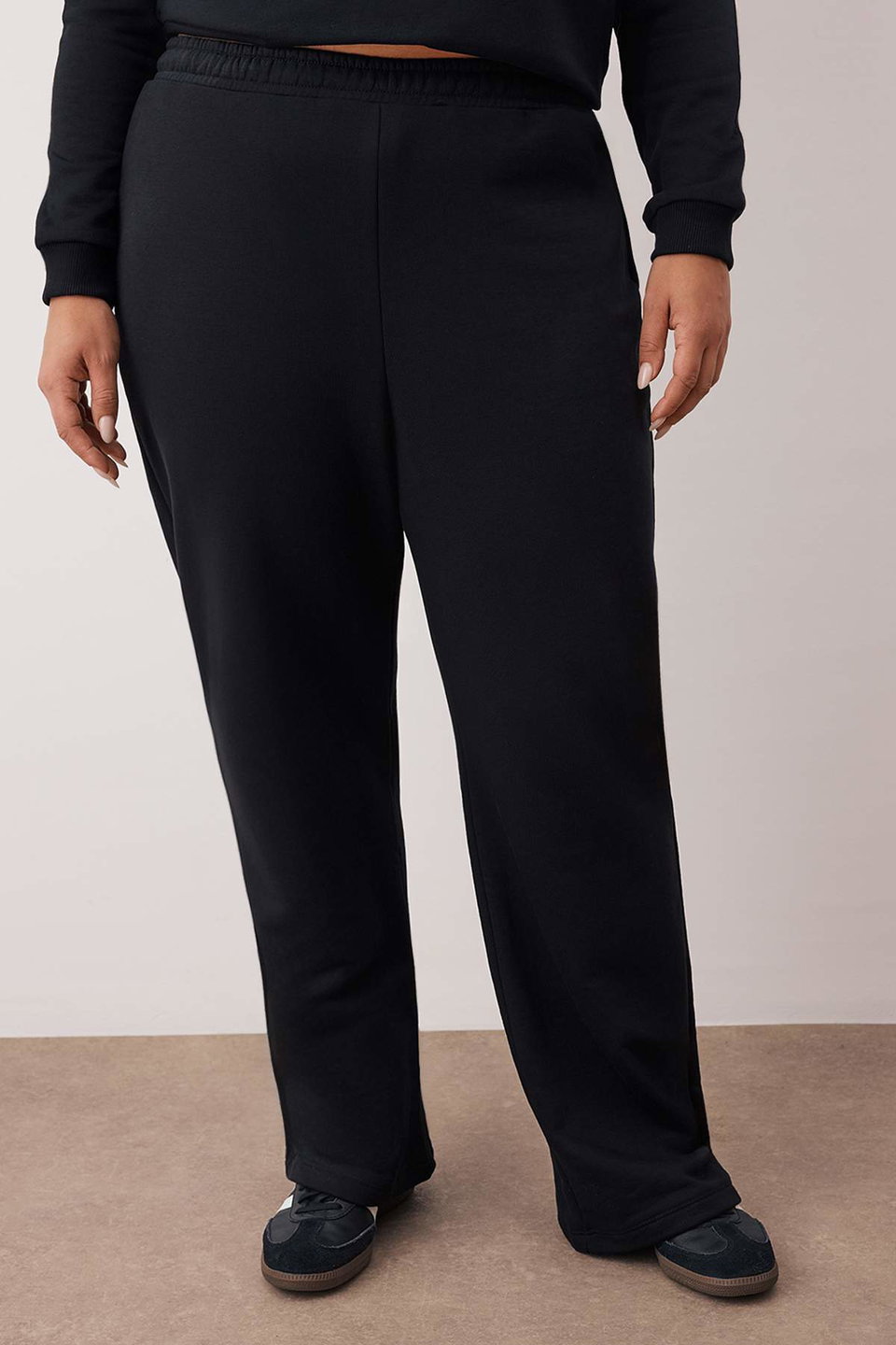 Off-Shoulder Regular Plus Size Tracksuit TBBAW26TS00006