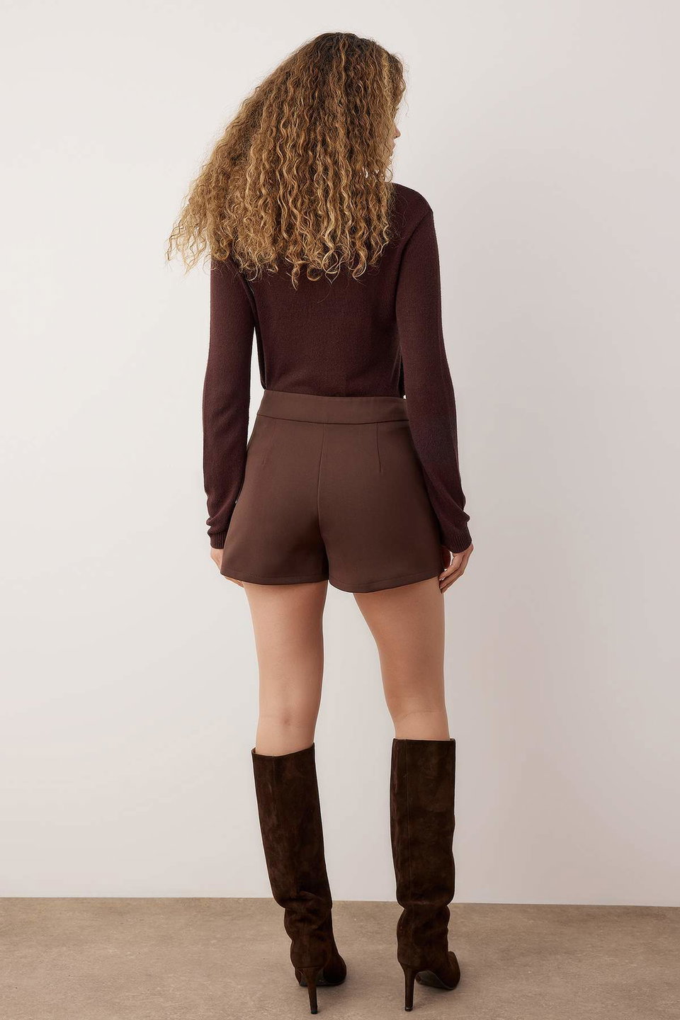 Button Detailed Mini Shorts Skirt Shorts & Bermuda TWOAW26SR00027