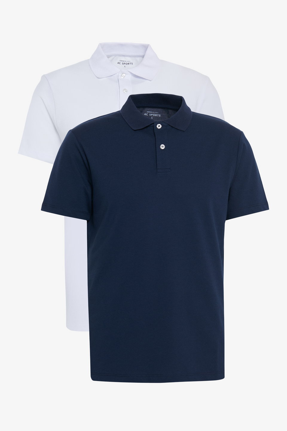 2-Piece Slim Fit Slim Fit Cotton Polo Collar T-Shirt