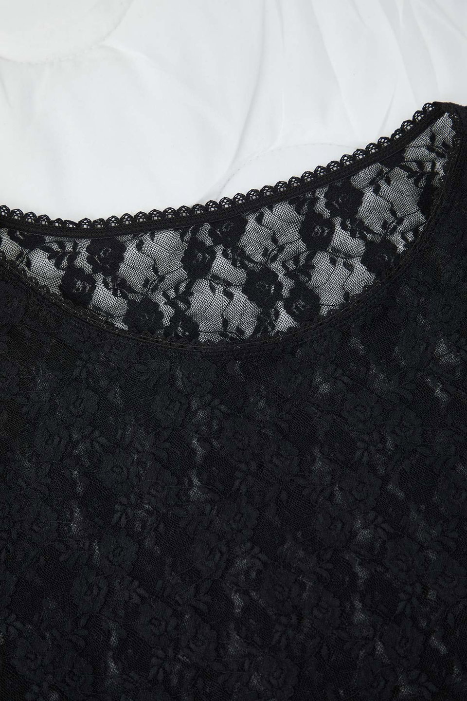 Fancy Lace T-Shirt & Panty Plus Size Lingerie Set Tbbaw26Dg00005