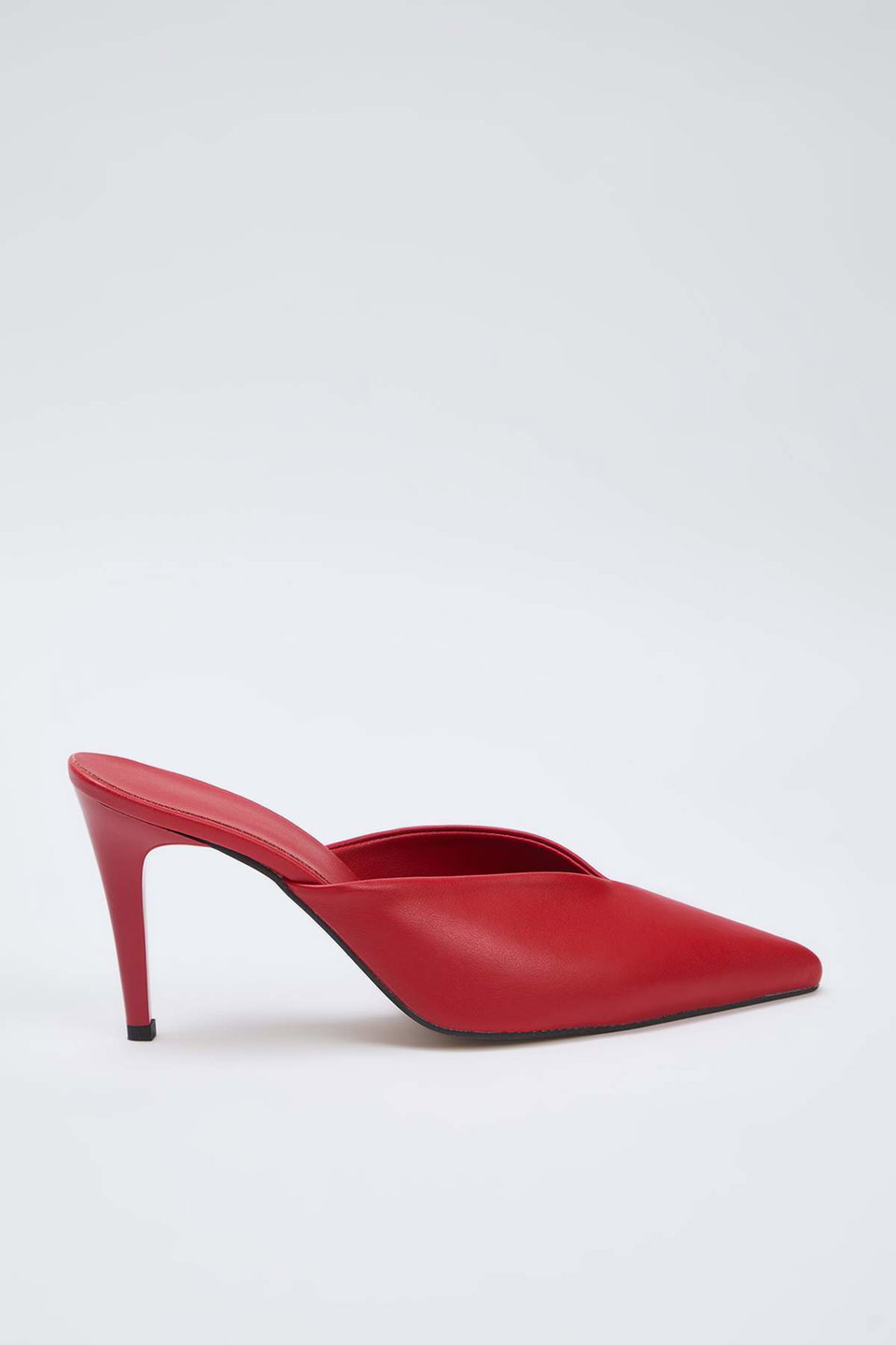 Closed Toe Classic Heeled Mule Slippers Takaw26To00017