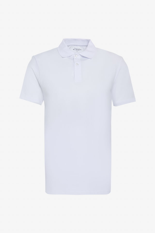 Navy Blue White - 2-Piece Slim Fit Slim Fit Cotton Polo Collar T-Shirt
