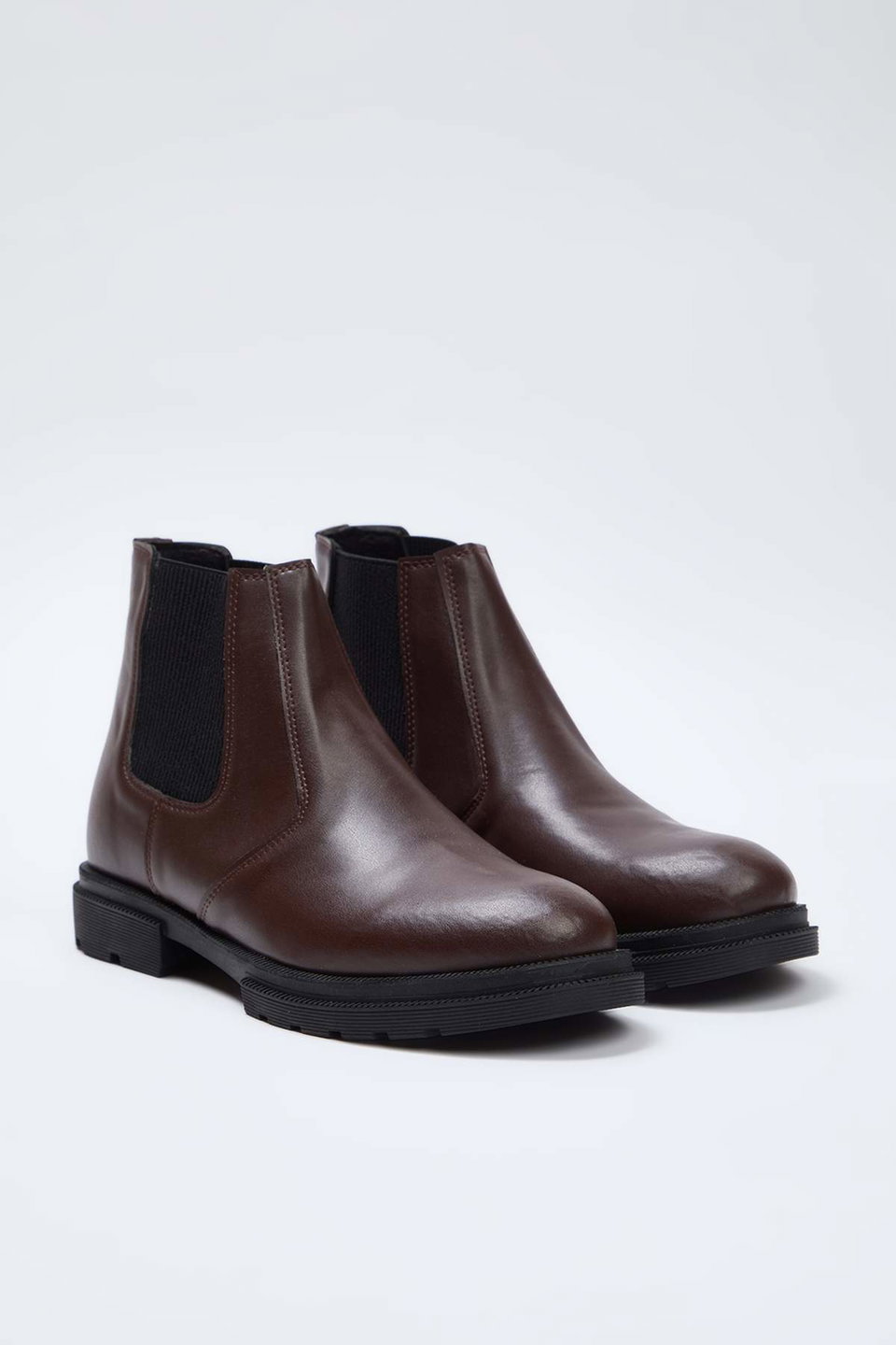 Short Flat Heeled Elastic Chealsea Men's Boots Takaw26Bo00019
