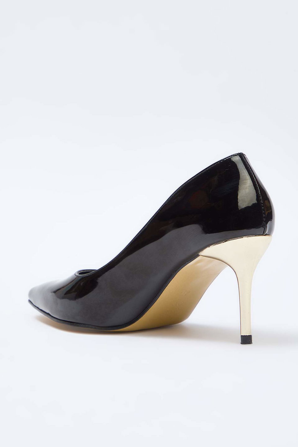Patent Leather Pointed Toe Thin Heeled Women's Classic Heeled Shoes Takaw26To00014