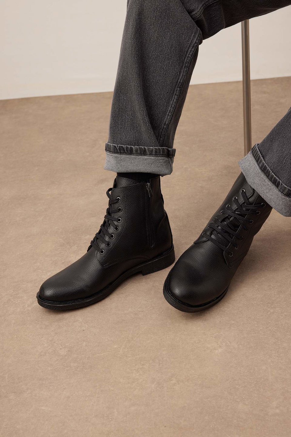 Lace-Up Men's Boots Takeaw26Bo00021