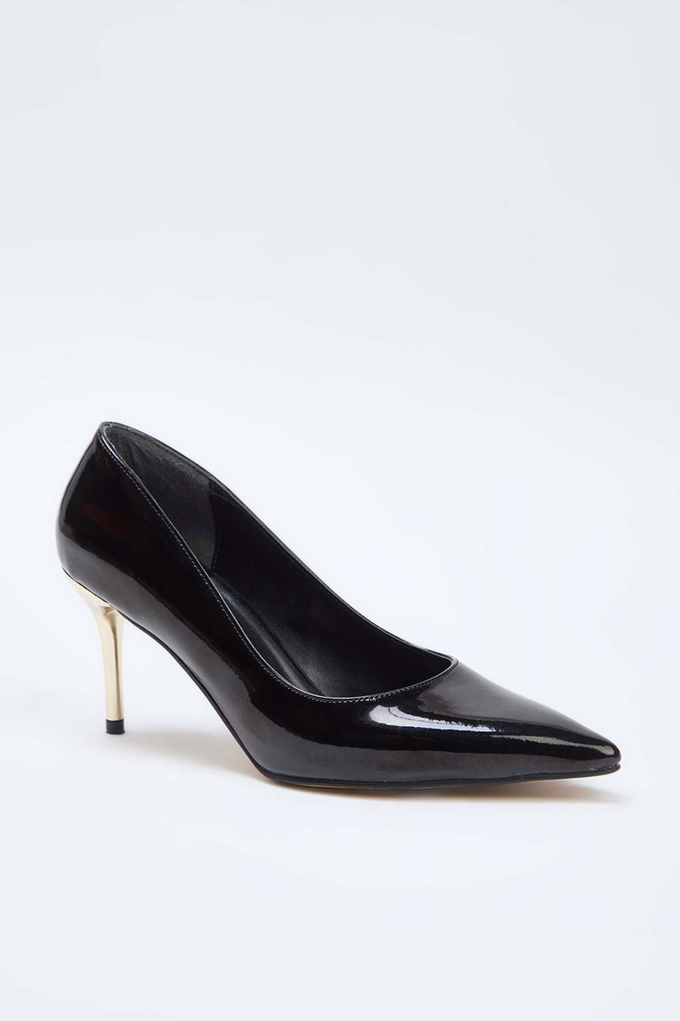 Patent Leather Pointed Toe Thin Heeled Women's Classic Heeled Shoes Takaw26To00014
