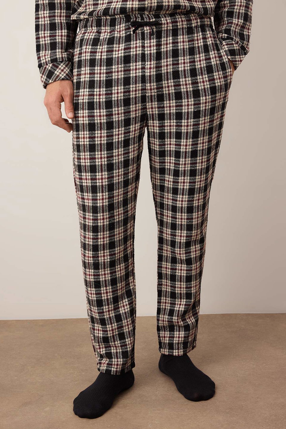 Regular Fit Plaid Woven Pajama Set TMNAW22PT1078