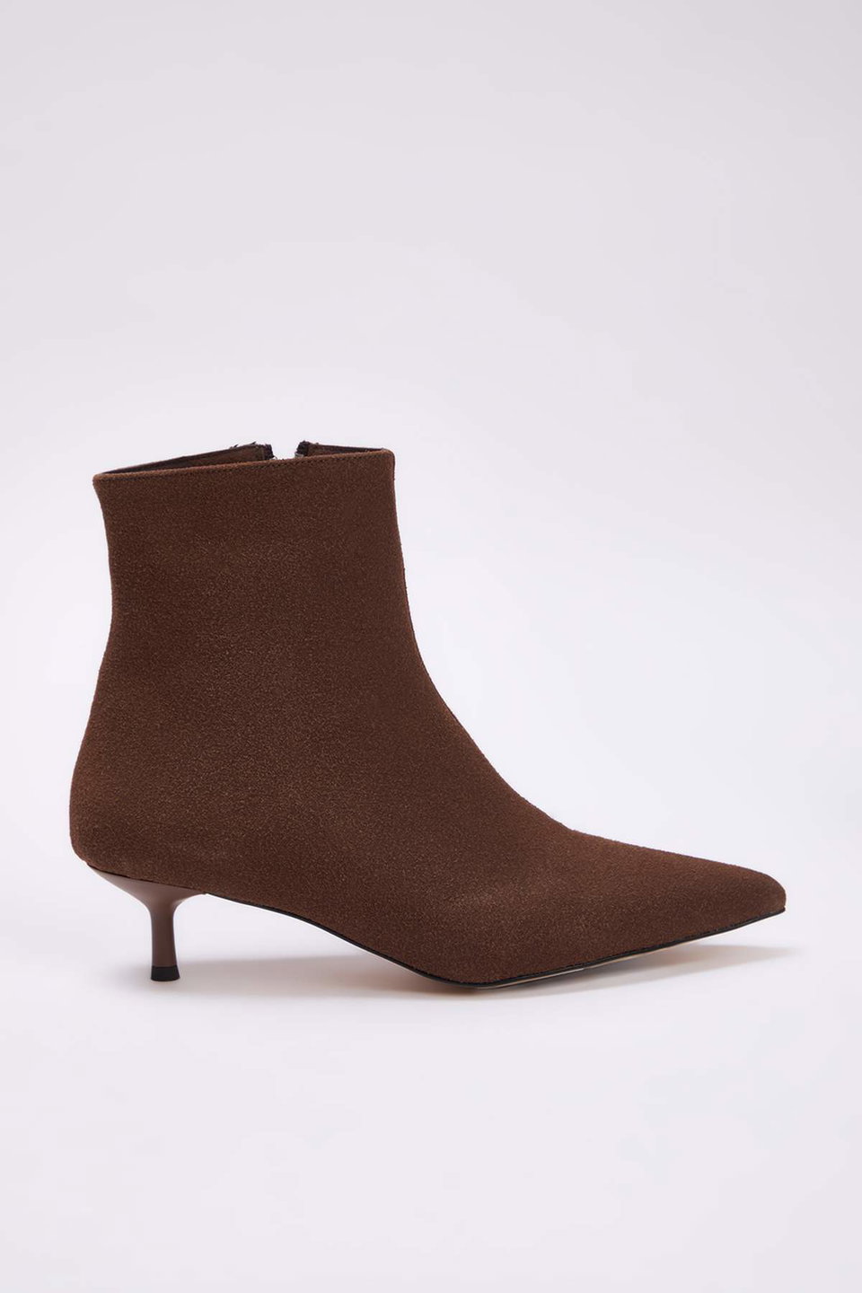 Pointed Toe Ankle Kitten Thin Heeled Women's Boots Takaw26Bo00045