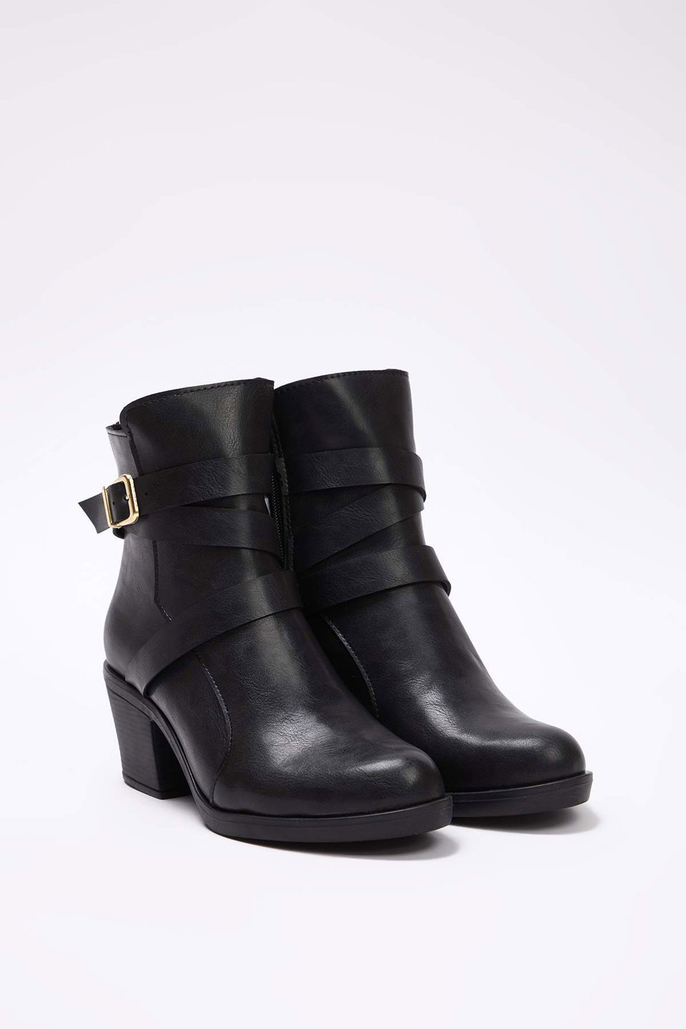block heel women's ankle boots Takaw26bo00075.
