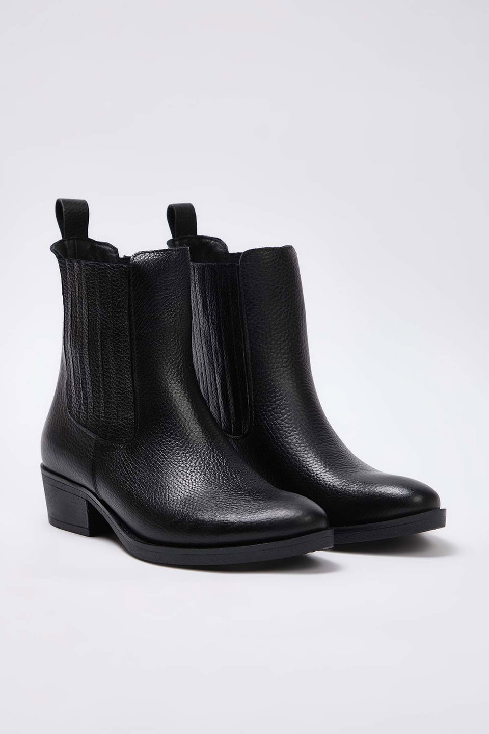 genuine leather block heel women's cowboy boots takaw26bo00108