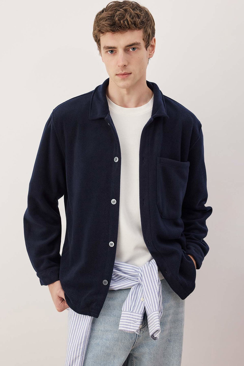 polar regular/normal cut shirt with pocket detail tmnaw26go00028