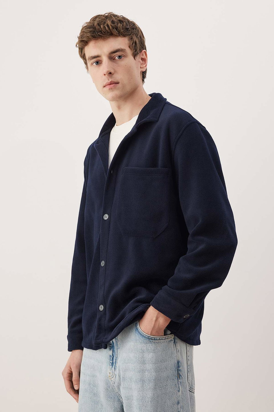 polar regular/normal cut shirt with pocket detail tmnaw26go00028