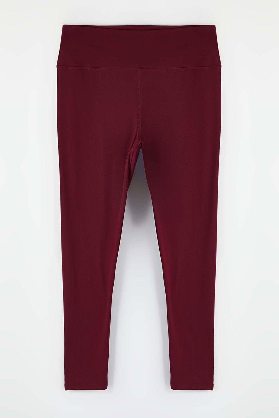 soft brushed fabric reflector print detailed full length knitted sports leggings tbbaw26bv00007