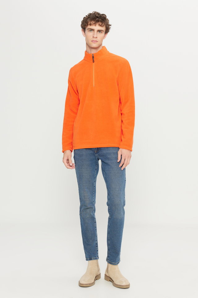 Orange - Men's Coral Fleece