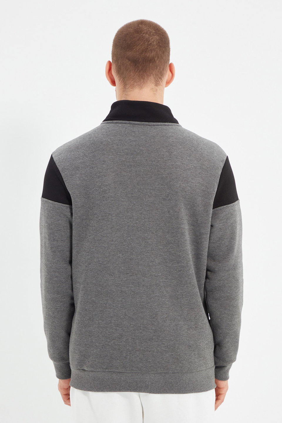 Regular/Normal Cut Zippered Inside Polar Fleece/Warm Sweatshirt-Cardigan TMNAW22SW0720