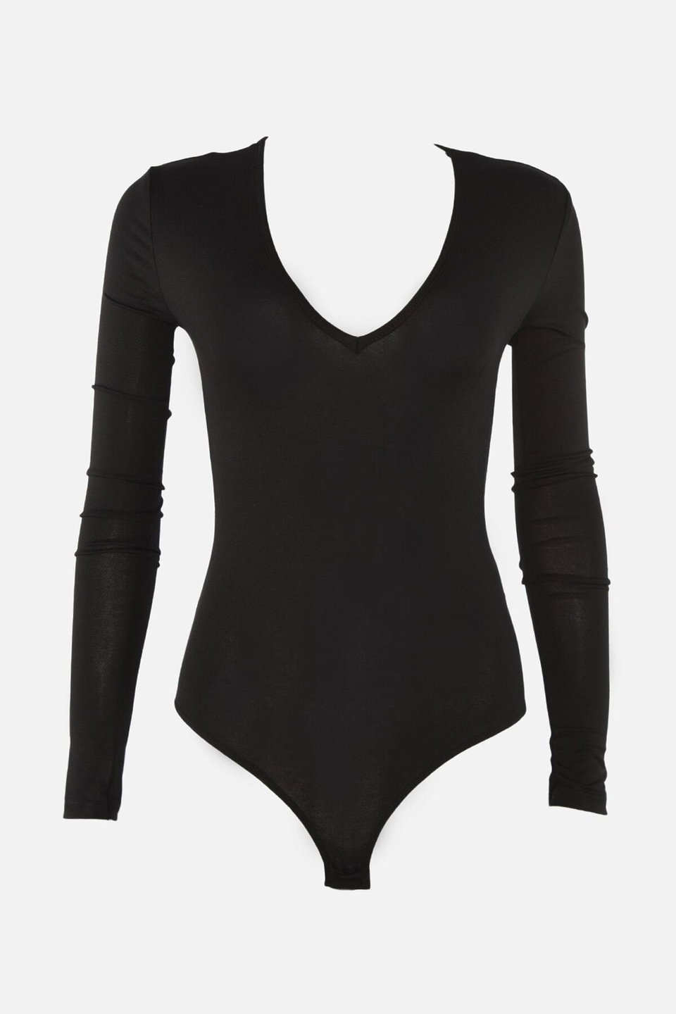 V-Neck Snap Knit Bodysuit TPRAW22BD0084