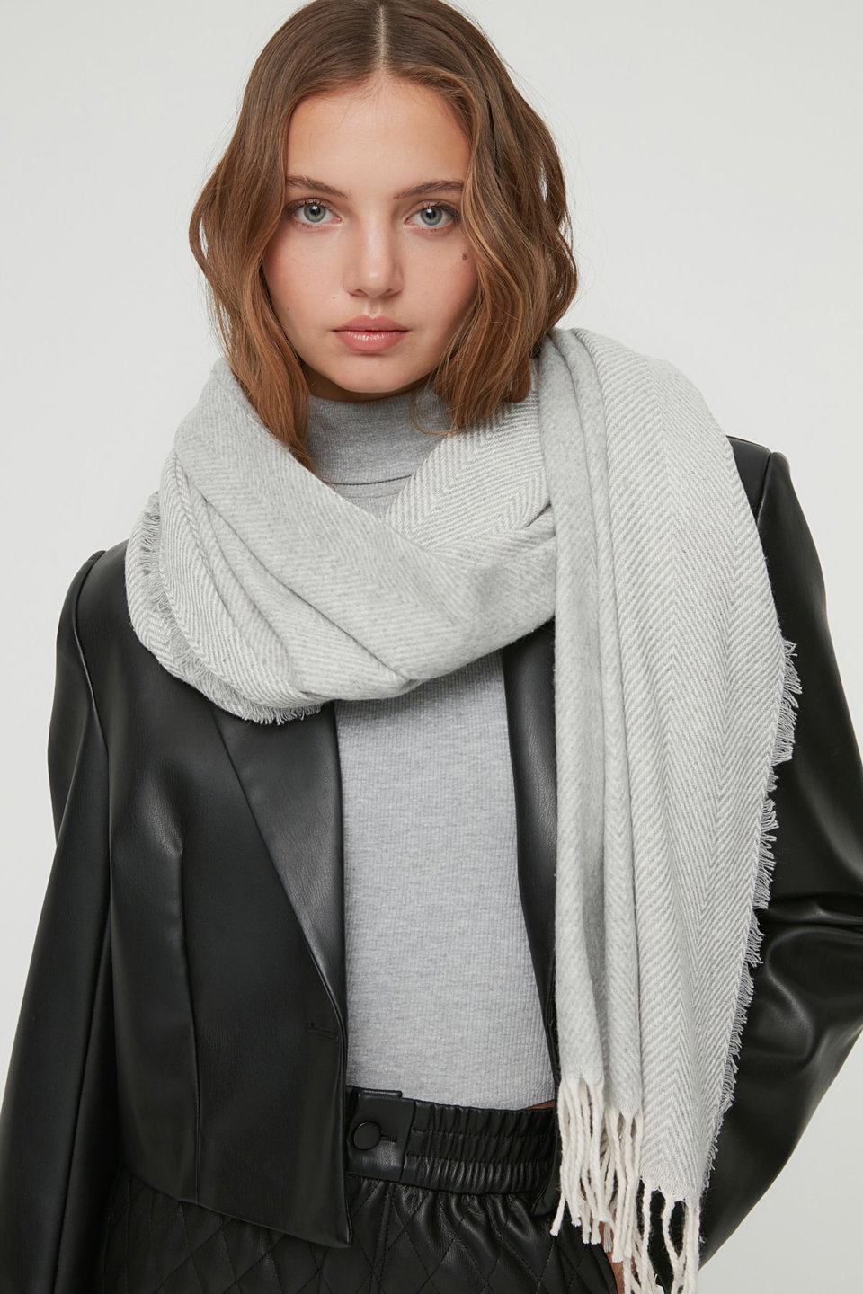 Soft Textured Women's Scarf TWOAW22AT0055