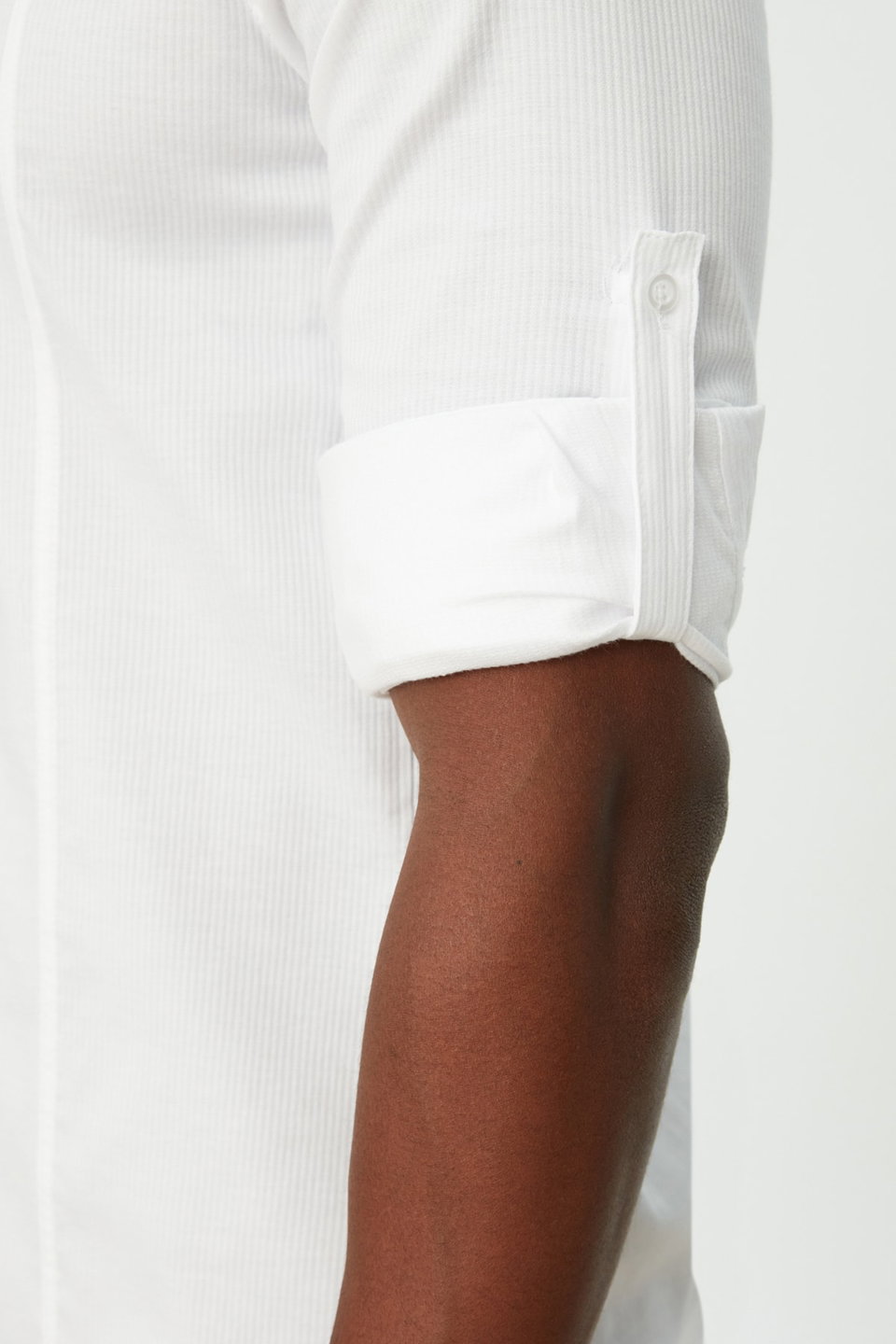 Super Slim Fit Button Collar Handle Epaulette Easy Ironable Shirt TMNSS22GO0091